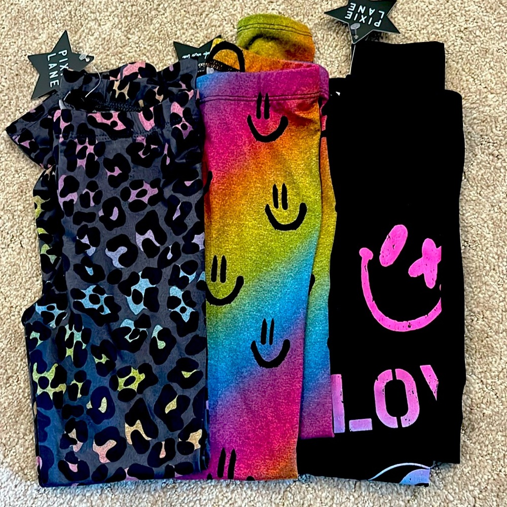 Pixielane simply soft leggings, size 6, new with tags